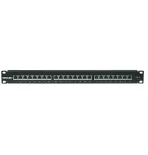 Patch Panel RJ-45 INTELLINET (24 portas - F UTP - Preto)