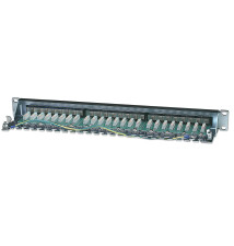 Patch Panel RJ-45 INTELLINET (24 portas - F UTP - Preto)