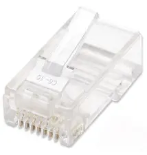Conector RJ-45 INTELLINET (Cat6 - 100 unidades - Transparente)