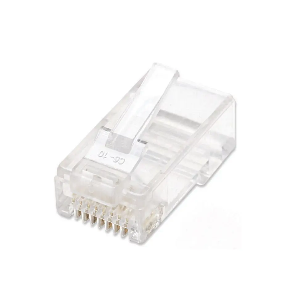 Conector RJ-45 INTELLINET (Cat6 - 100 unidades - Transparente)