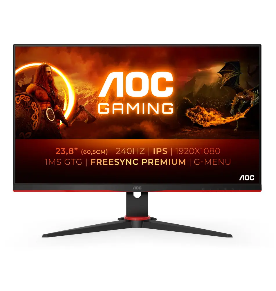 Monitor AOC G2 24G2ZE BK 24'' (0,5ms - 240Hz - IPS)