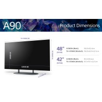 Sony XR-48A90K 121,9 cm (48") 4K Ultra HD Smart TV Wi-Fi Preto