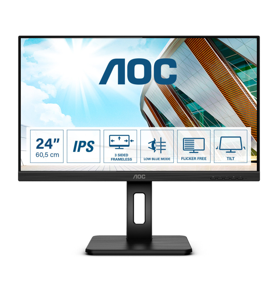 Monitor AOC P2 Q24P2Q 24'' (4ms - 75Hz - IPS)
