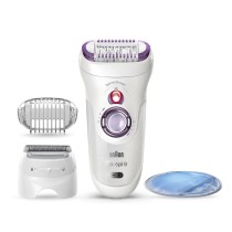 Braun Silk-épil 9 81706314 depiladora de arranque 40 pinças Branco, Violeta