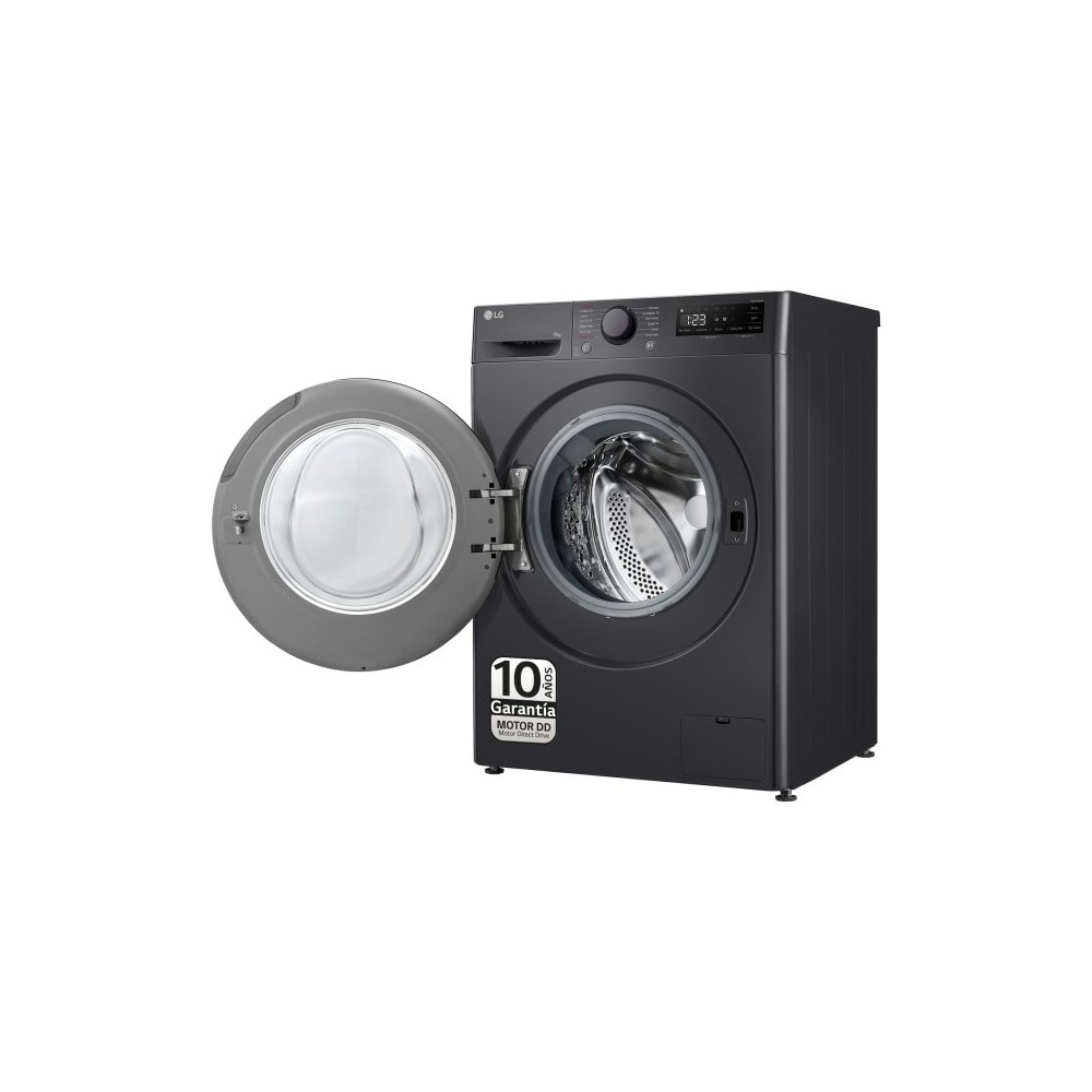 LG Series 500 F4WR5009A6M máquina de lavar Carregamento frontal 9 kg 1400 RPM Preto