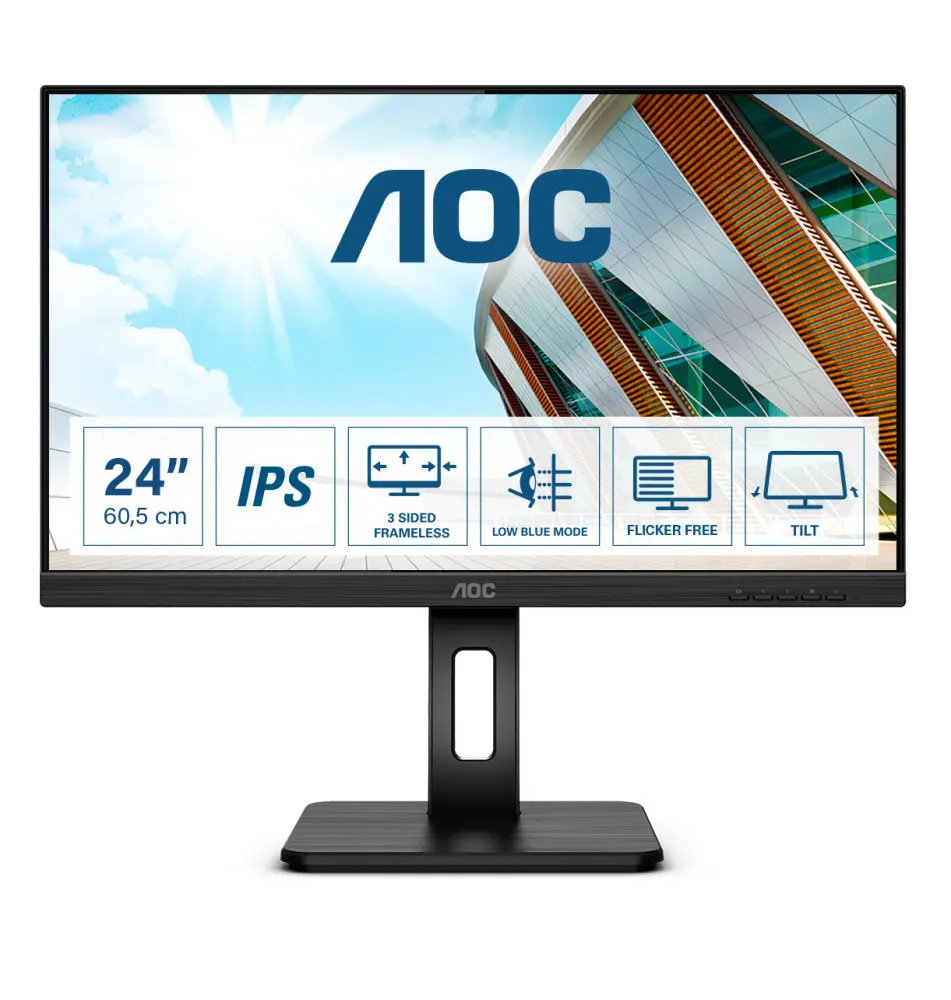 Monitor AOC P2 24P2Q 24'' (4ms - 75Hz - IPS)
