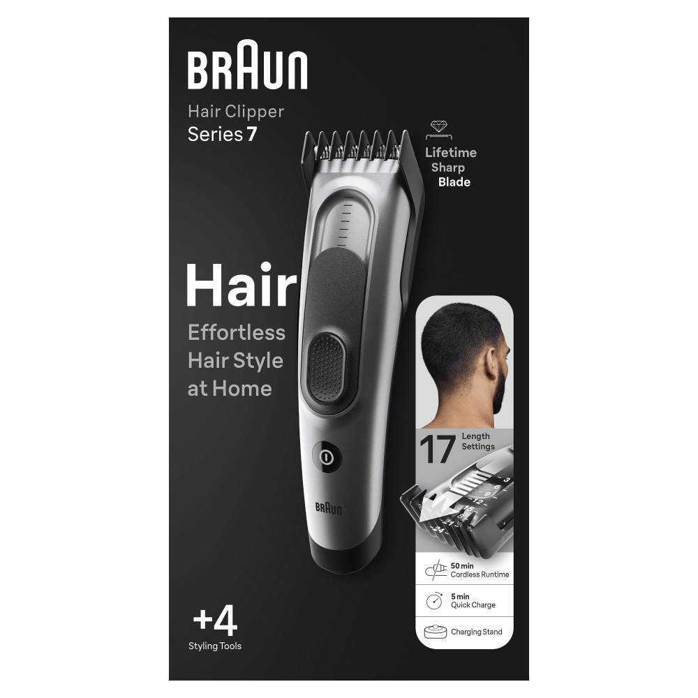 Braun HC7390 Preto, Cinzento 17 Hidreto metálico de níquel