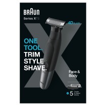 Braun XT5100 Bateria 5 mm Molhado & Seco Preto, Cinzento