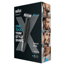 Braun XT5100 Bateria 5 mm Molhado & Seco Preto, Cinzento