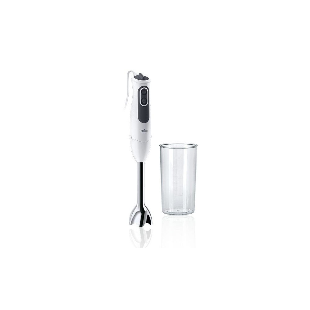 Braun MultiQuick 3 MQ 3100 WH 0,6 l Varinha mágica 750 W Cinzento, Branco