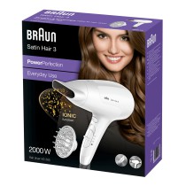 Braun Satin Hair 3 secador de cabelo 2000 W Branco