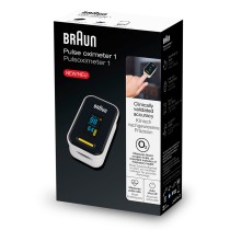 Braun YK-81CEU oxímetro de pulso Preto, Aço inoxidável