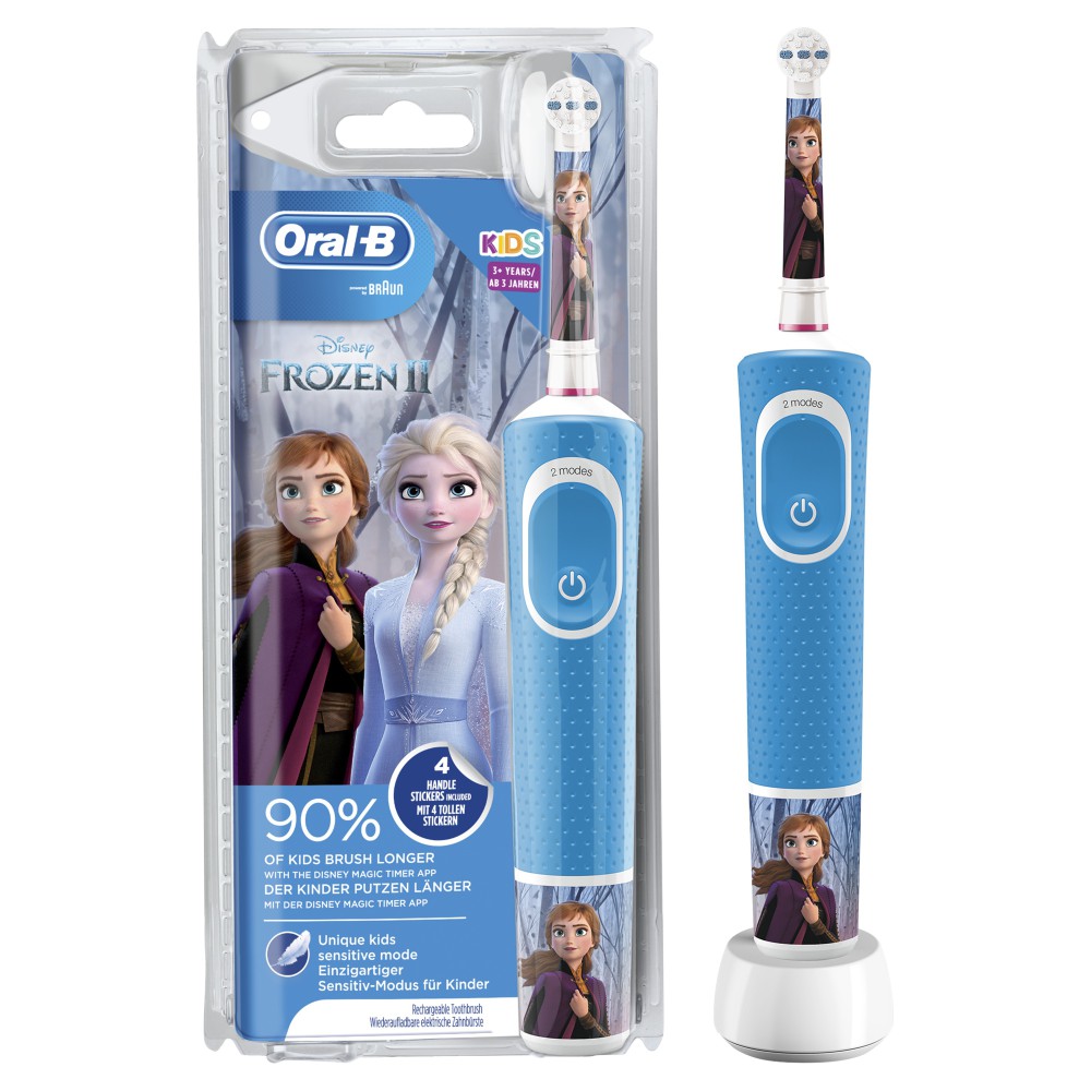 Oral-B Kids 80336293 escova de dentes elétrica Crianças Escova de dentes rotativa oscilante Azul, Branco