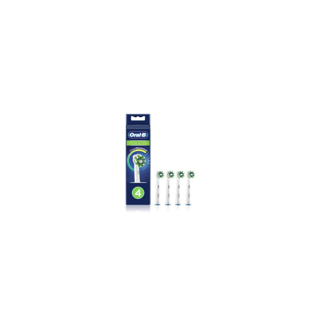 Cabeças de Reposição Oral B Cross Action Cleanmaximiser 4 Unidades - EB 50-4