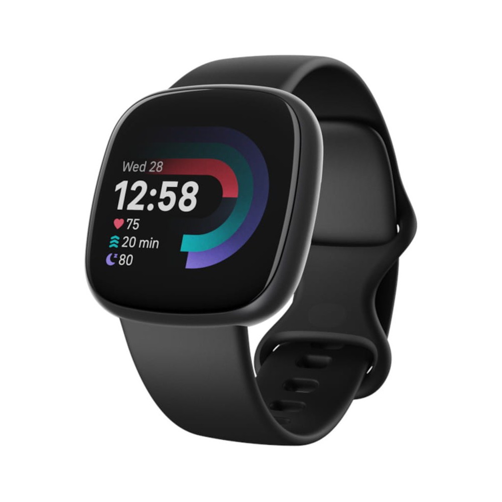 Smartwatch com GPS Fitbit Versa 4 (Preto) - FB523BKBK