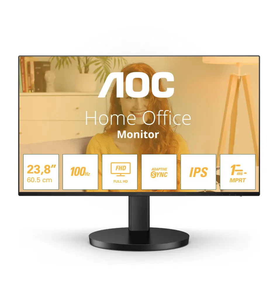 Monitor AOC 24B3HA2 24'' (14ms - 100Hz - IPS)
