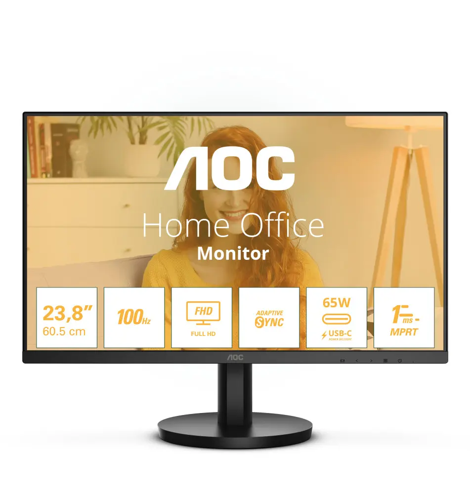 Monitor AOC 24B3CA2 24'' (4ms - 100Hz - IPS)