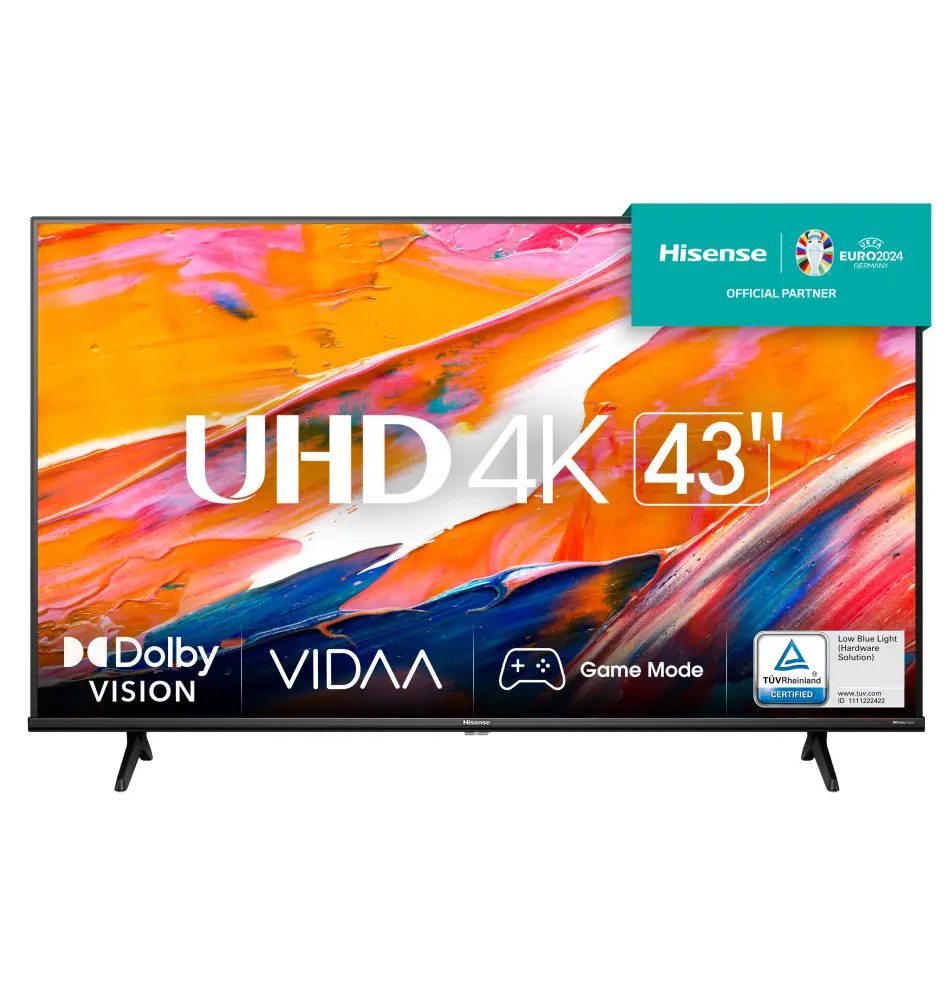 Televisor HISENSE 43A6K 43'' (LED - 4K Ultra HD - Preto)