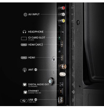 Televisor HISENSE 40A4N 40'' (QLED - Full HD - Preto)
