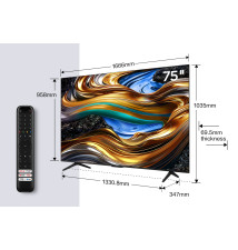 Televisor TCL 75P755 75'' (LED - 4K Ultra HD - Titânio)