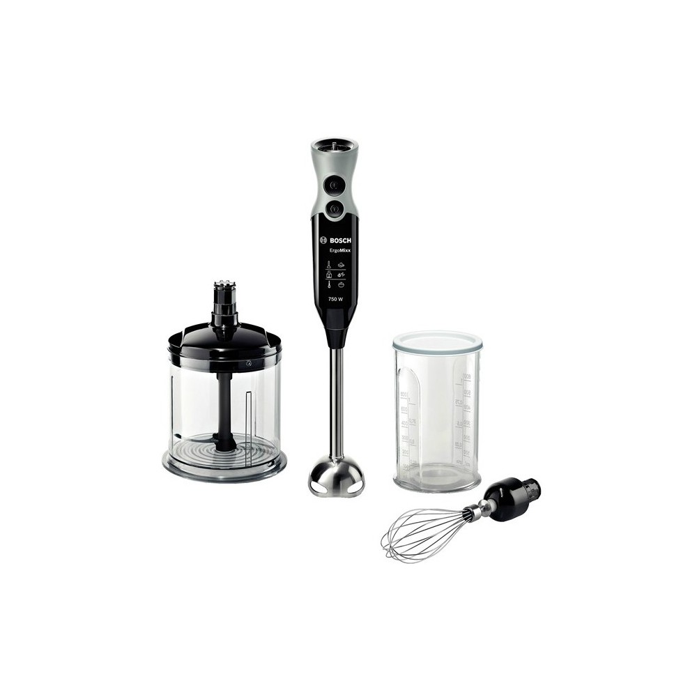 Bosch MSM67160 liquidificador Varinha mágica 750 W Preto, Cinzento