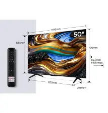 Televisor TCL P755 50'' (LED - 4K Ultra HD - Titânio)