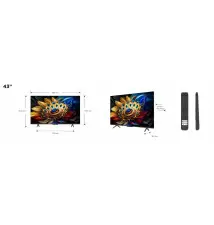 Televisor TCL C655 50'' (QLED - 4K Ultra HD - Titânio)