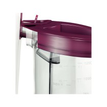 Bosch MES25C0 centrifugadora 700 W Cereja (fruto), Transparente, Branco