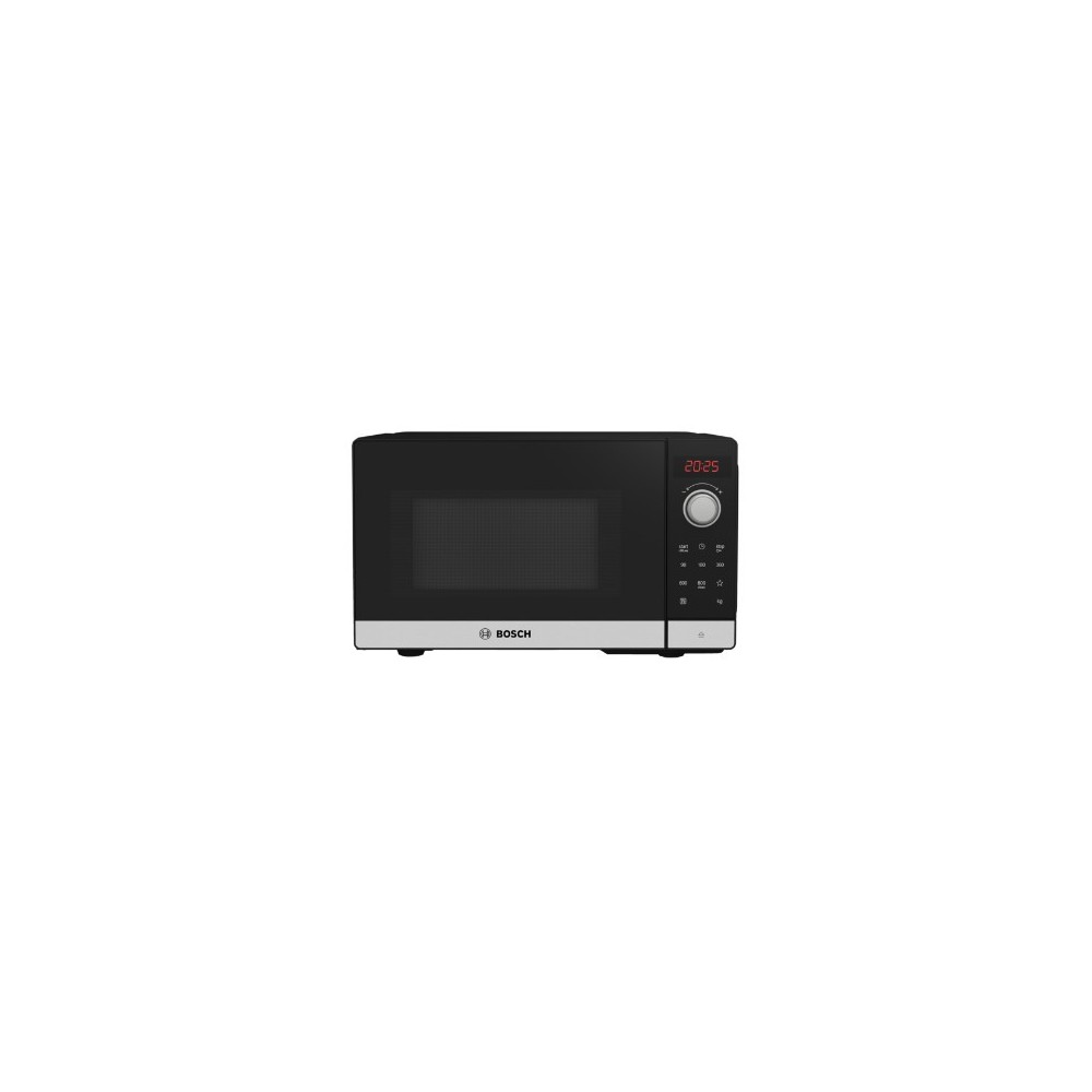 Bosch Serie 2 FFL023MS2 microondas Balcão Apenas micro-ondas 20 l 800 W Preto, Aço inoxidável