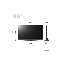 Televisor LG 86UR81006LA 86'' (LCD - 4K Ultra HD - Preto)