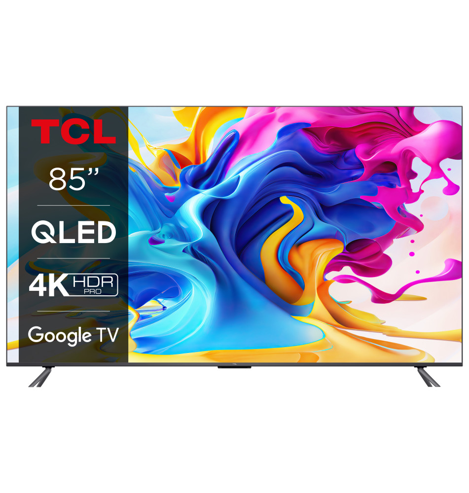 Televisor TCL C64 Series 85C649 85'' (QLED - 4K Ultra HD - Titânio)