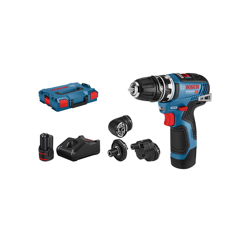 Bosch GSR 12V-35 FC 1750 RPM sem chave 590 g Preto, Azul, Vermelho