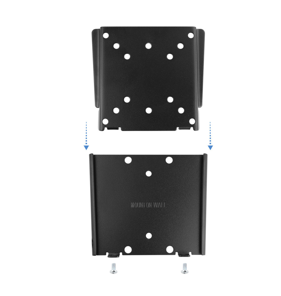 Suporte de TV TOOQ (10''-23'' - 30Kg de capacidade - Preto)