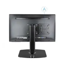 Suporte de Monitor TOOQ (3Kg de capacidade - Aço - Preto)