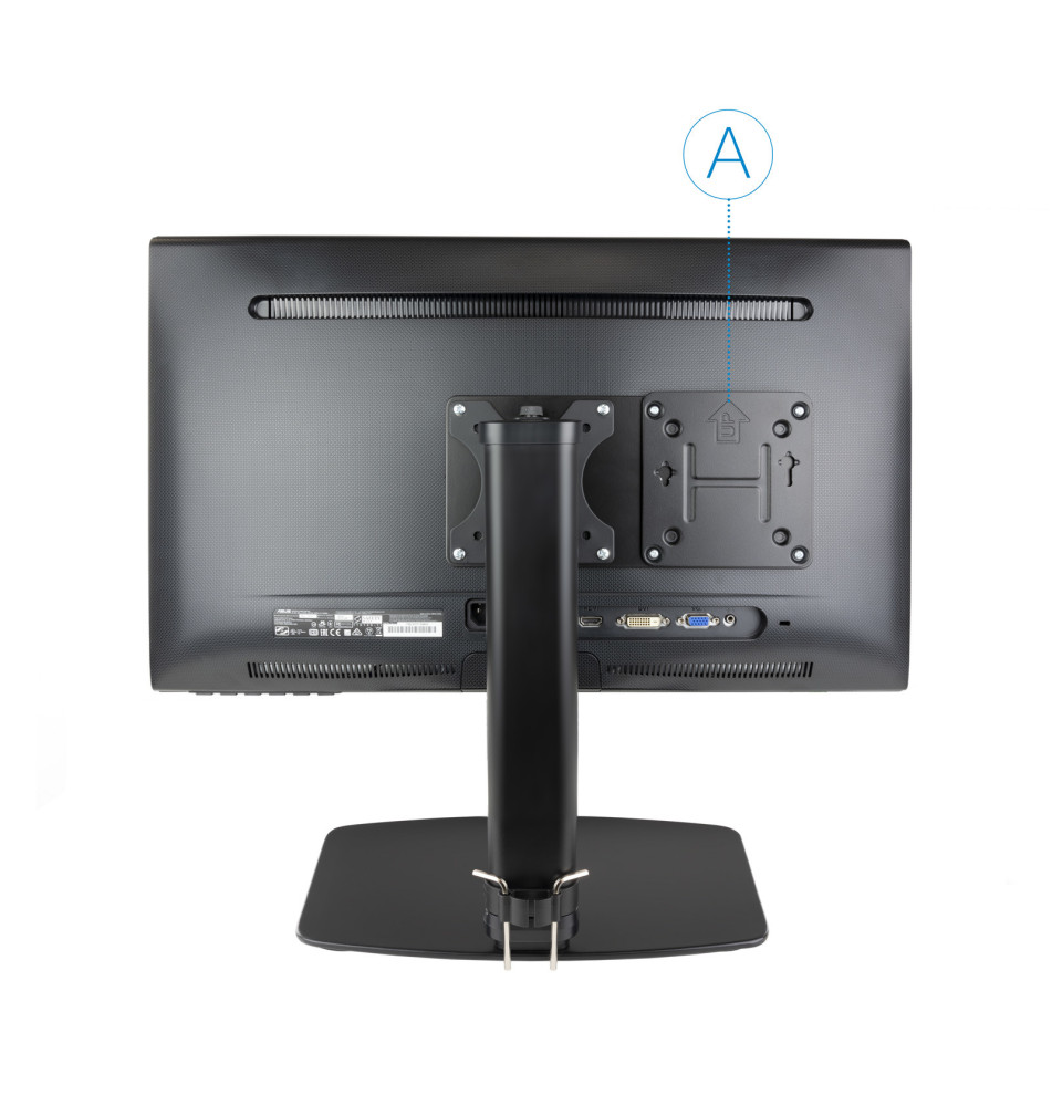 Suporte de Monitor TOOQ (3Kg de capacidade - Aço - Preto)