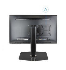 Suporte de Monitor TOOQ (3Kg de capacidade - Aço - Preto)