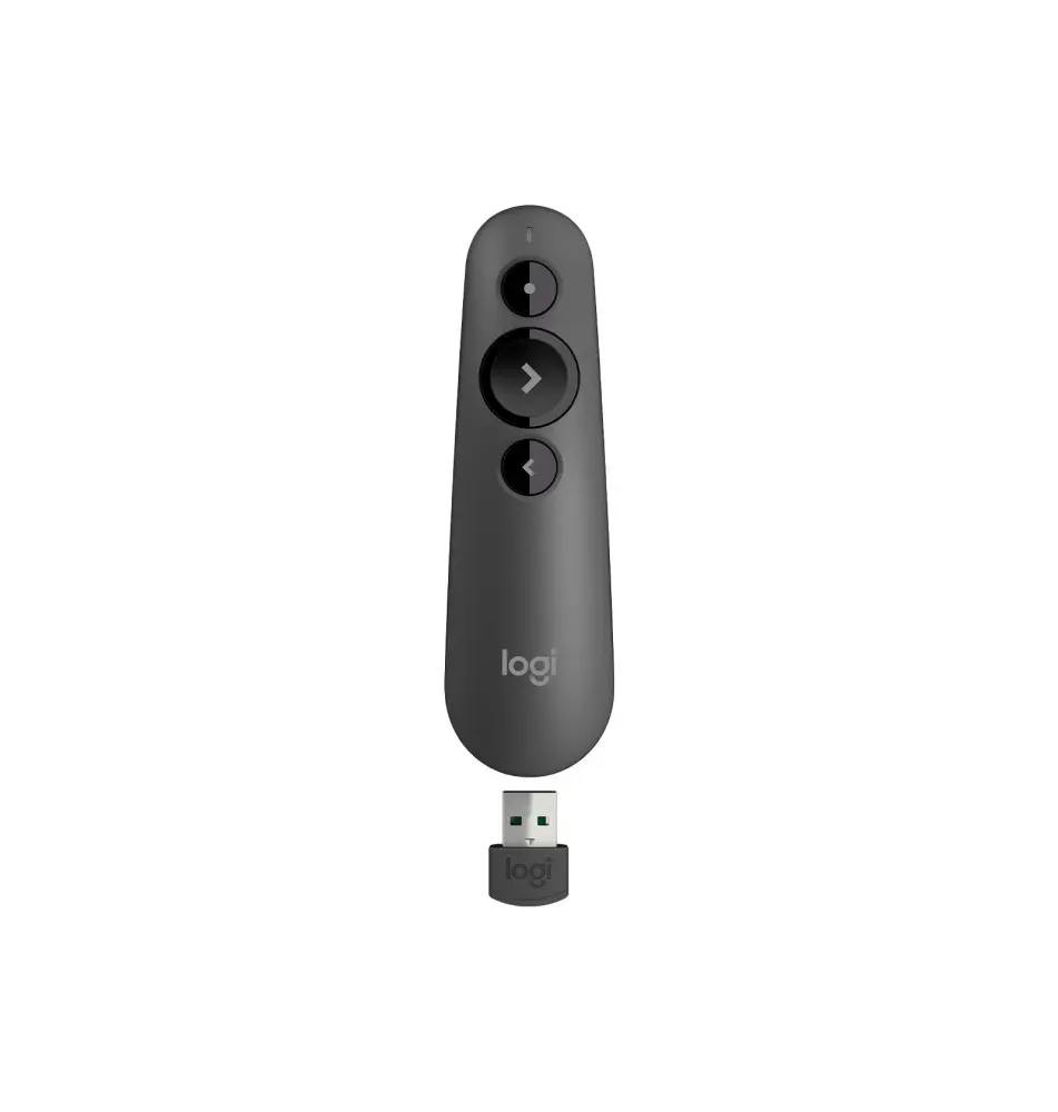 Controlo Remoto de Apresentação LOGITECH R500s (Bluetooth RF - USB - Grafite)