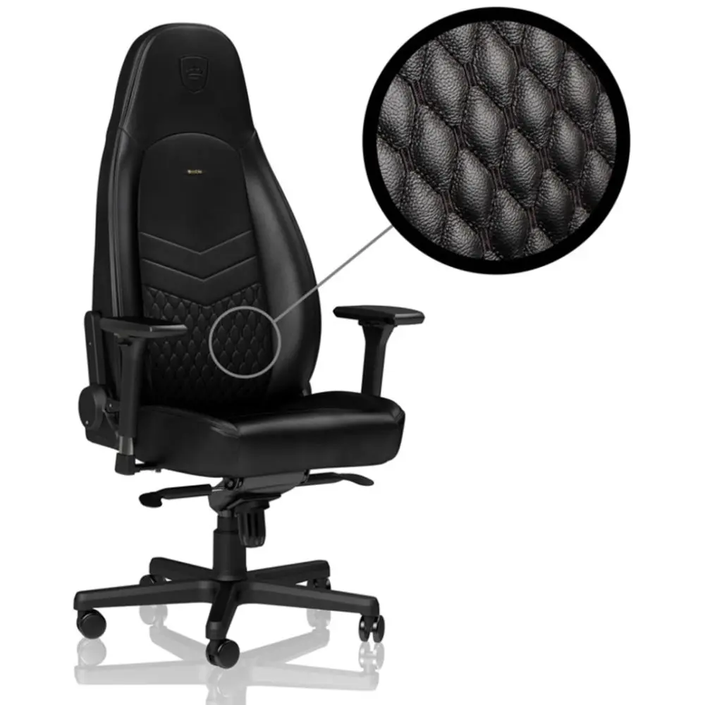 Cadeira Gaming Noblechairs ICON (Preto) - NBL-ICN-RL-BLA