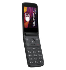 Telemóvel TCL OneTouch 4043 4G (Concha - Capacidade para 128GB - Preto)