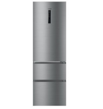 Frigorífico Combinado HAIER HTR3619ENMN (Independente - 348L - Inox)