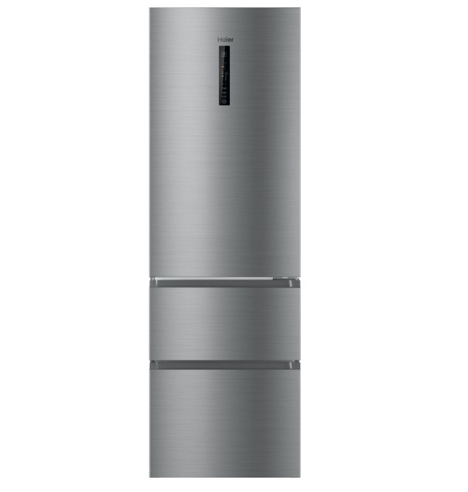 Frigorífico Combinado HAIER HTR3619ENMN (Independente - 348L - Inox)