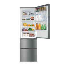 Frigorífico Combinado HAIER HTR3619ENMN (Independente - 348L - Inox)