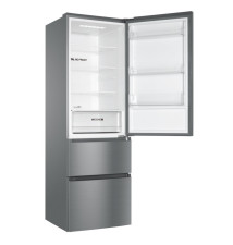 Frigorífico Combinado HAIER HTR3619ENMN (Independente - 348L - Inox)