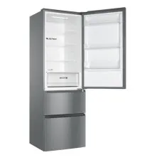 Frigorífico Combinado HAIER HTR3619ENMN (Independente - 348L - Inox)
