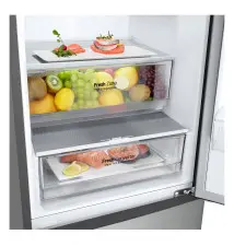 Frigorífico Combinado LG GBP52PYNBN (Independente - 384L - Inox)