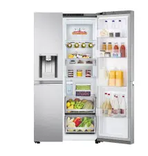 Frigorífico Americano LG GSLV91MBAC (Independente - 635L - Inox)