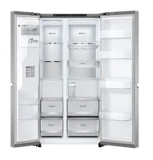Frigorífico Americano LG GSLV91MBAC (Independente - 635L - Inox)