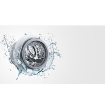 Máquina de Lavar Roupa HISENSE WFQP8014EVM (Independente - 8Kg - Branco)