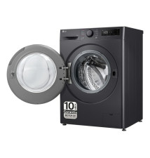 Máquina de Lavar Roupa LG Series 500 F4WR5009A6M (Independente - 9Kg - Preto)