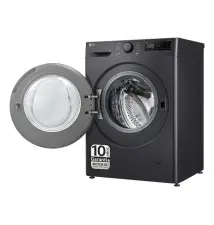 Máquina de Lavar Roupa LG Series 500 F4WR5009A6M (Independente - 9Kg - Preto)